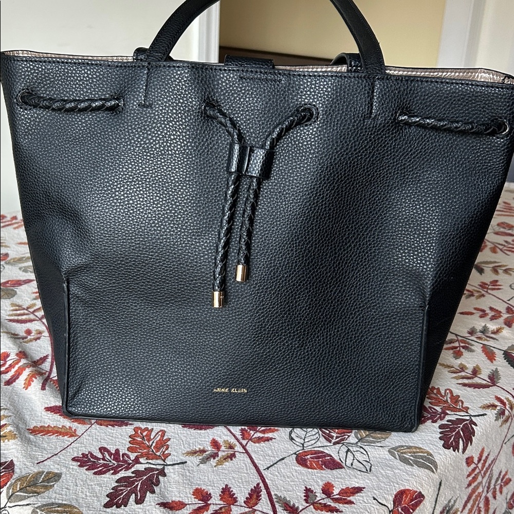 Anne Klein Black Tote